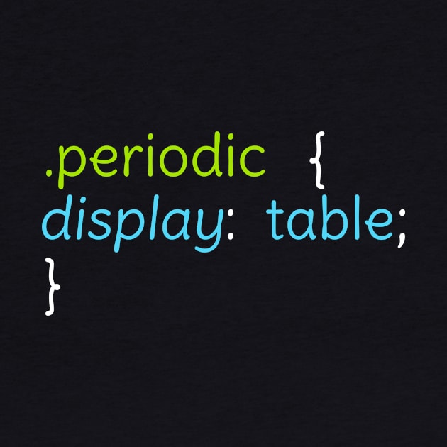 Funny Periodic Table Computer T-Shirt by happinessinatee